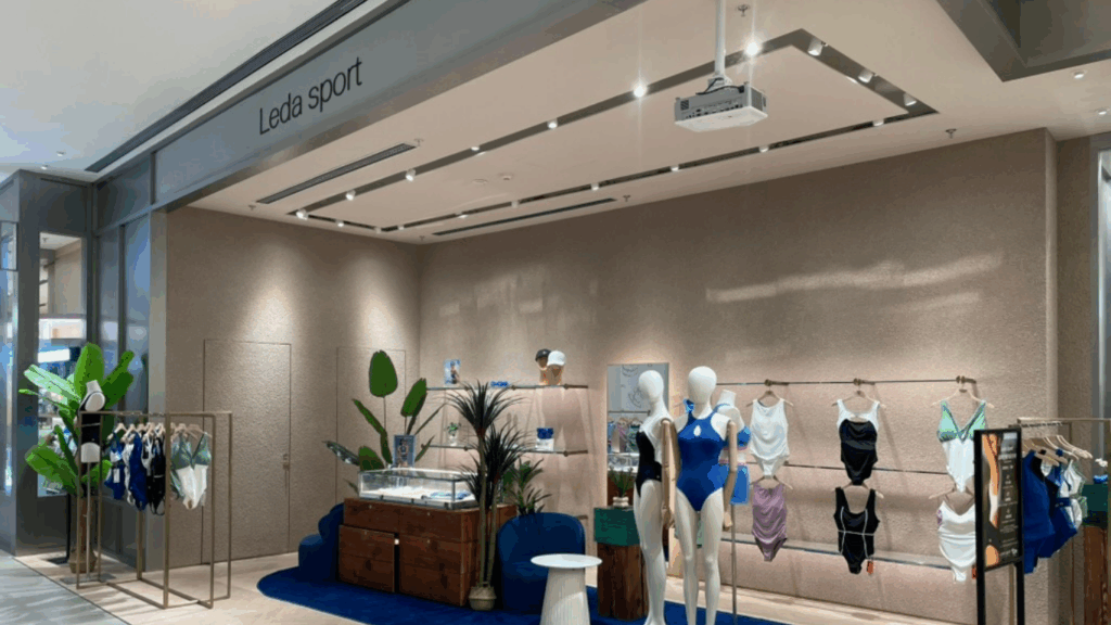 Leda sport store in Shenzhen galaria Lafayette.