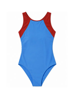 Mira one-piece in Cornflower blue